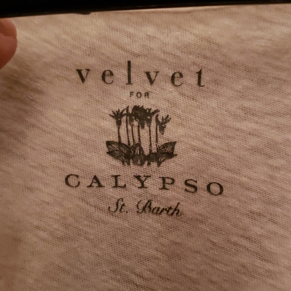 Calypso Top with beaded vneck - Picture 5 of 6